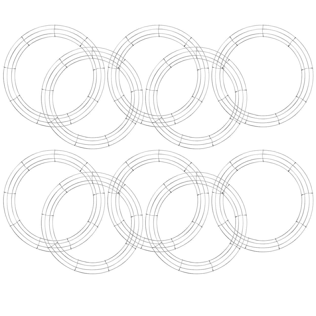 10 Pack: 18 Wire Wreath Frame by Ashland®